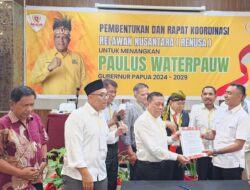 RENUSA Gelar Rakor Perdana Menangkan Paulus Waterpauw
