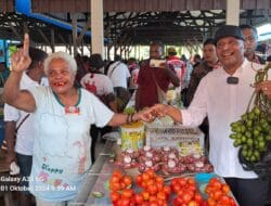 Blusukan ke pasar Depapre, BTM Borong Sayuran dan Pinang