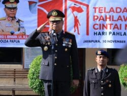 Polda Papua Gelar Upacara Peringatan Hari Pahlawan Yang Ke – 79