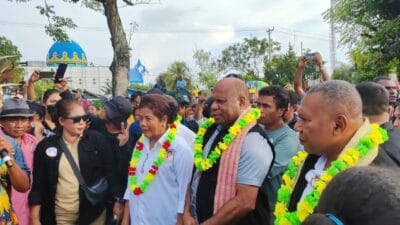 Seribuan Massa Hadiri Kampanye Terbuka Mari-Yo dan Yanni – Jemmi, Sarmi Bungkus Nomor 2