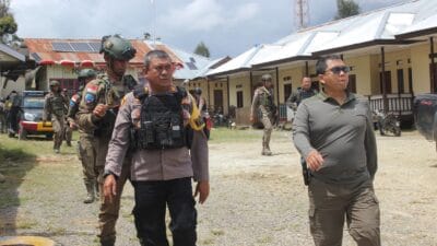 Tim Asistensi Damai Cartenz 2024 Tinjau Kesiapan Pengamanan Pilkada di Kabupaten Puncak