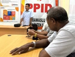 Diduga Indikasi Pelanggaran Secara TSM, Dua Paslon Bupati Sarmi Lapor Bawaslu