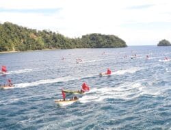 Konvoi Perahu di Laut Saireri, Sambut BTM di Kapal Dobonsolo