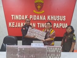 Kejati Papua Kembali Sita Uang Rp 4 Miliar Dugaan Korupsi Dana PON XX