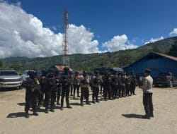 Antisipasi Gangguan Kamtibmas, Polres Tolikara Polda Papua Laksanakan Patroli