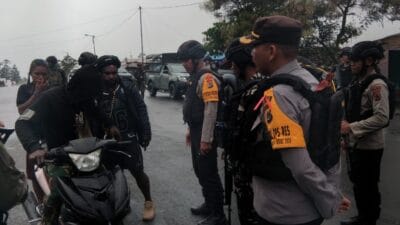 Pasca Pilkada 2024, Polres Puncak Jaya Polda Papua Lakukan Patroli Cipta Kondisi