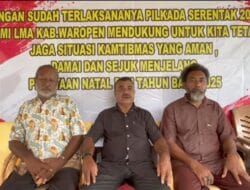 Pilkada Usai, LMA Waropen Ajak Masyarakat Sambut Natal dan Tahun Baru Dengan Sukacita