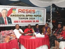 Serap Aspirasi Rakyat, Anggota DPR Papua Joni Betaubun Reses di Dua Kelurahan