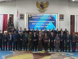 DPR Papua Umumkan Ketua dan Wakil Definitif