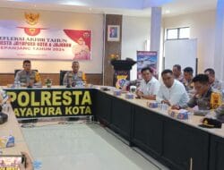 Polresta Jayapura Kota Tangani 3.073 Kasus Tindak Pidana Sepanjang Tahun 2024