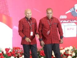 KPU Papua Sahkan Paslon BTM-YB Menang di Kabupaten Jayapura