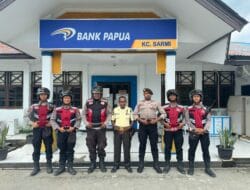Menjaga Situasi Tetap Aman, Sat Samapta Polres Sarmi Polda Papua Gelar Patroli Dialogis