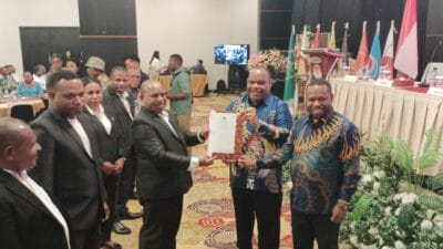 KPU Yahukimo Tetapkan Didimus Yauli – Esau Miram Sebagai Calon Bupati Terpilih Periode 2025 – 2030