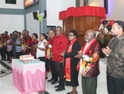 Jemaat GKI I.S. Kijne Sborhoinyi Syukuri 23 Tahun Unsur PKB dan PW, Ini Pesan Ketua Klasis GKI Port Numbay