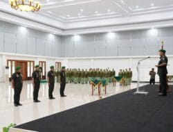 Pangdam Tanjungpura Pimpin Sertijab Asrendam XII/Tpr dan Asintel Kasdam XII/Tpr