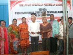 Jelang PSU, Ikatan Perempuan Sentani Deklarasi Dukung BTM-CK