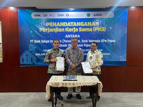 BRI dan Sinode GKI Papua Jalin Kerja Sama Digitalisasi Pembayaran di Rumah Ibadah