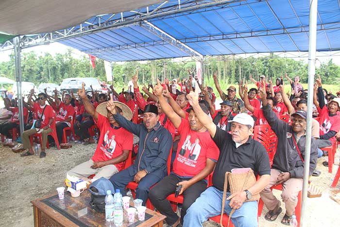 Ratusan Petani di Keerom Nyatakan Dukungan kepada BTM-CK, Sampaikan Sejumlah Aspirasi Penting