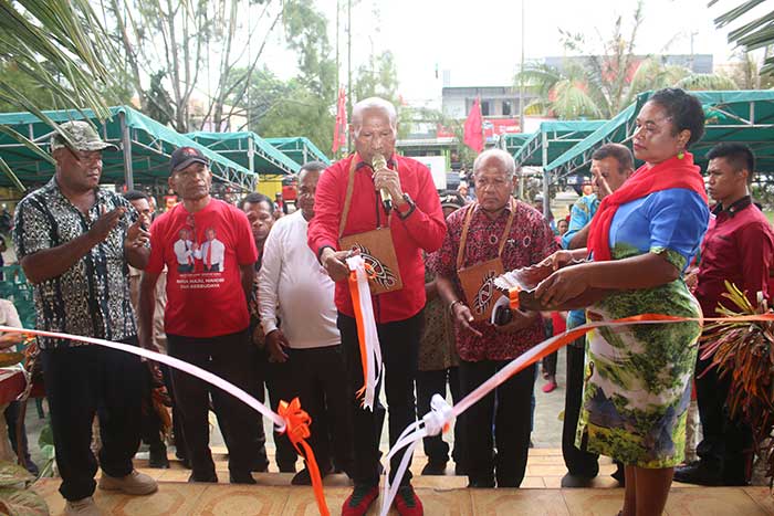 BTM Resmikan Sekretariat Relawan Bhuyakha, Tegaskan Komitmen Bangun Papua Tanpa Merusak Alam