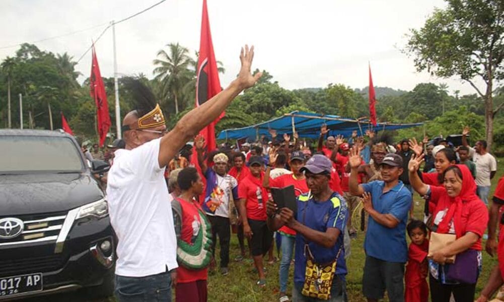 Gerbong Besar dari Kaureh, Yapsi, Demta, dan Unurum Guay Tegaskan Dukungan untuk BTM-CK dalam PSU Papua