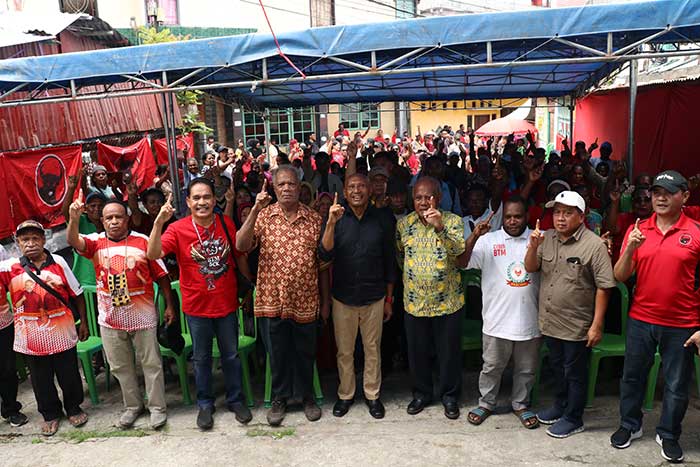 BTM-CK Gerilya Politik di Kota Jayapura: Janji Bangun Papua dari Akar Persatuan dan Kesejahteraan Rakyat