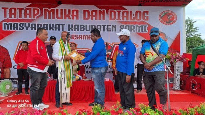 Masyarakat Adat Sarmi Nyatakan Dukungan Penuh kepada BTM-CK, Sampaikan Aspirasi Pembangunan dan Janji Politik