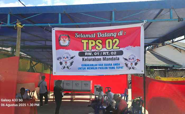 BTM–CK Unggul Telak di TPS 01 dan 02 Kelurahan Mandala dalam PSU Pilgub Papua