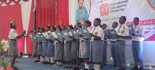 TP PKK Mamberamo Tengah Gelar Berbagai Lomba HUT RI ke-80