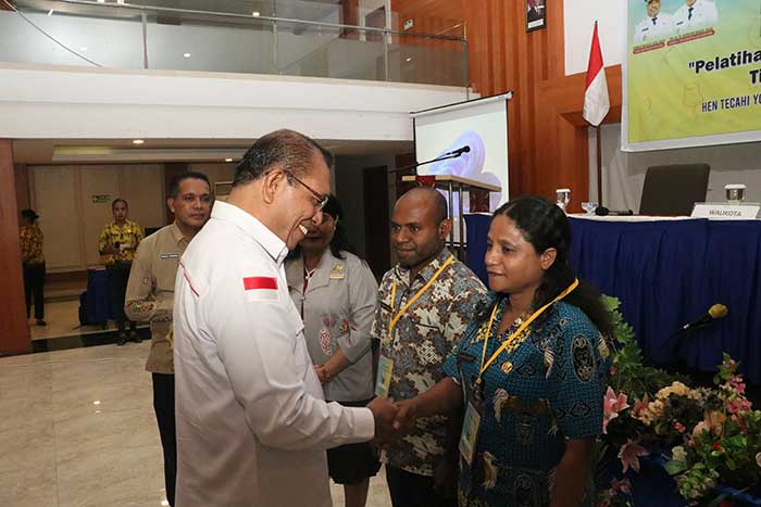 PMI Kota Jayapura Apresiasi Dukungan Pemkot dalam Penguatan Pembina PMR Tingkat SMP