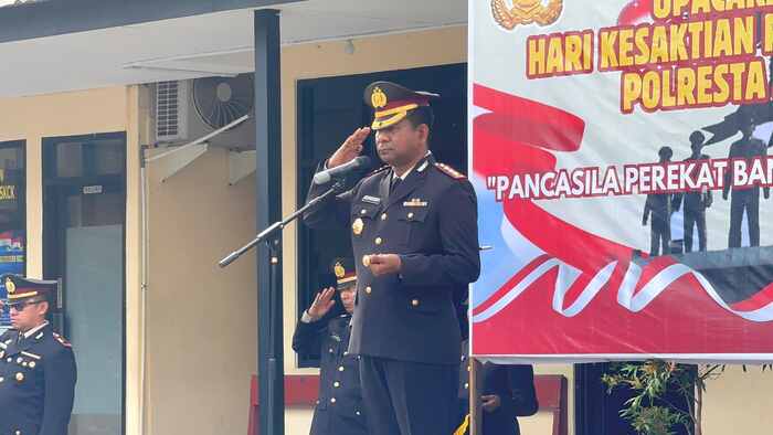 Kapolresta Jayapura Kota Pimpin Upacara Peringatan Hari Kesaktian Pancasila: Momentum Memperkuat Komitmen Kebangsaan