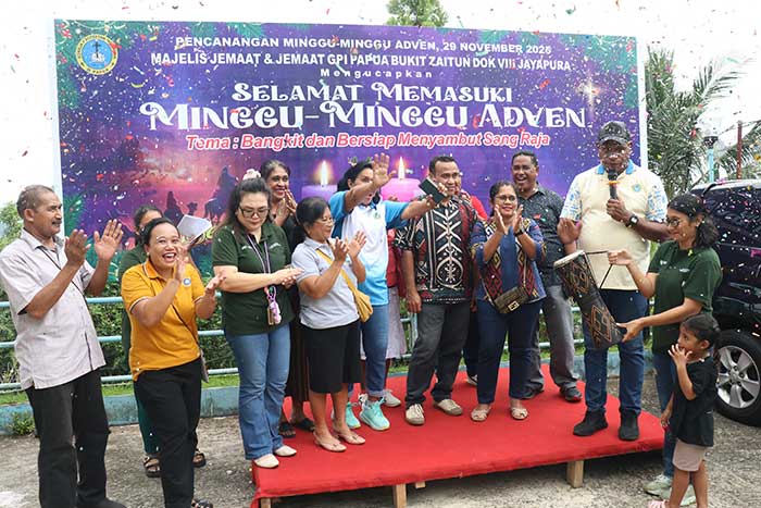 Jemaat GPI Papua Bukit Zaitun Dok VIII Canangkan Kegiatan Menyambut Minggu-Minggu Advent