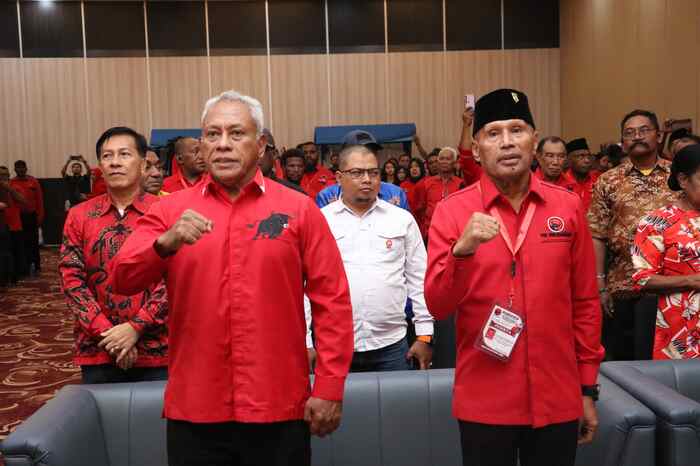 Benhur Tomi Mano Kembali Pimpin DPD PDI Perjuangan Papua Periode 2025 – 2030