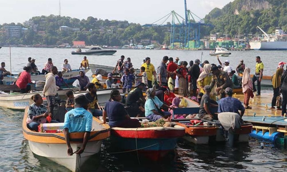 Pasar Terapung dan Car Free Day Meriahkan HUT ke-116 Kota Jayapura, Dorong Ekonomi UMKM
