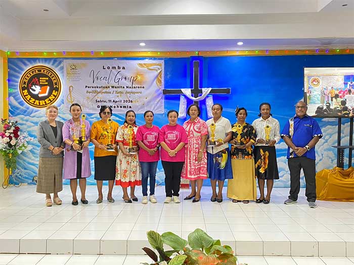 PWNI Papua Gelar Lomba Vokal Grup, Pererat Persaudaraan Wanita Nazarene di Jayapura