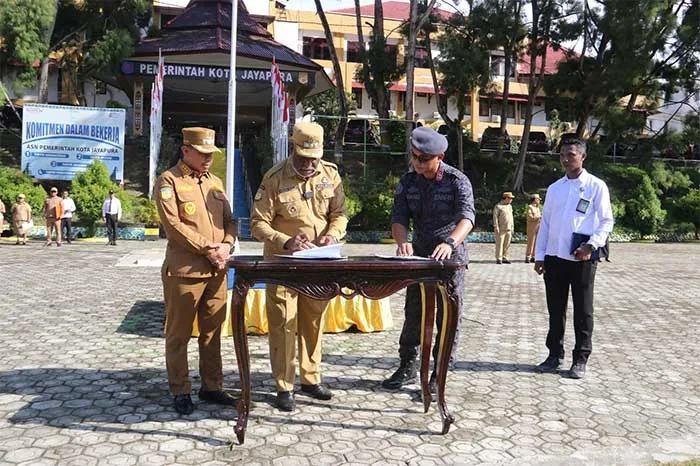 Pemkot Jayapura dan BNN Papua Teken MoU Pemberantasan Narkotika,