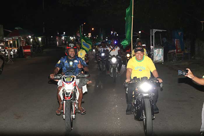 Konvoi Piala Dunia di Jayapura Satukan Suporter Lintas Negara, Brasil Mendominasi