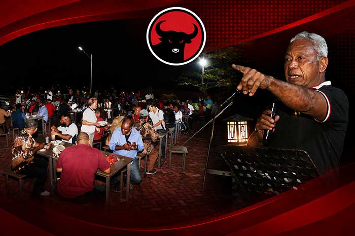 Ramah Tamah Usai Bimtek Fraksi PDIP se-Tanah Papua, Komarudin Watubun Ajak Kader Jaga Persatuan dan Rebut Kemenangan 2029