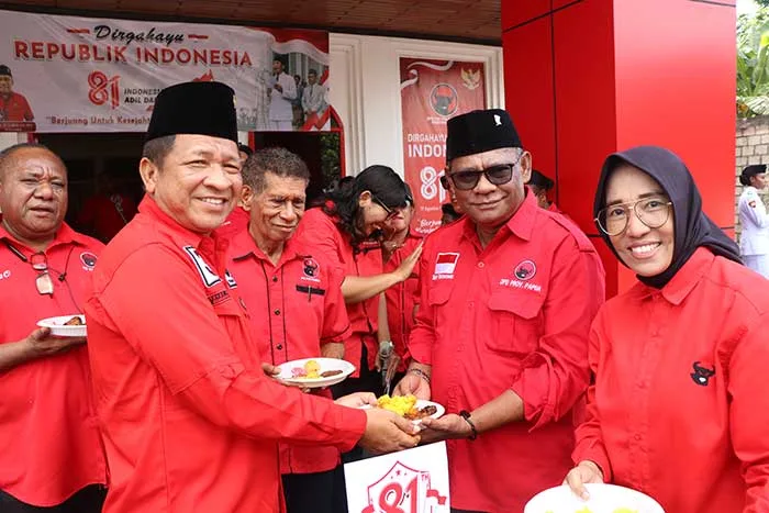 HUT ke-81 RI, PDI Perjuangan Papua Kembali Gaungkan Semangat Trisakti Bung Karno