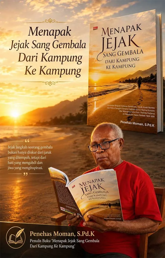 Penantian 12 Tahun, Buku Biografi Tiga Guru Perintis GKI di Yapen Akhirnya Terbit